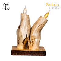 Willow table lamp Nelson 30×26×46 cm