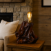 Yew root lamp Alexi 50×30×50 cm