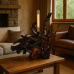 Yew root lamp Penjani 70×40×66 cm