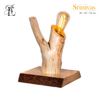 Willow table lamp Srinivas 33×25×31 cm