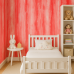 Wallcover Aquarelle 52 Strawberry, 900×52 cm, pink