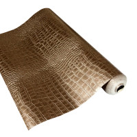 Wallcover Croco 75 Brindle, 1005×53 cm, bronze