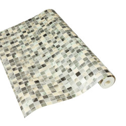 Wallcover Mosaic 58 Chess, 900×52 cm, grey