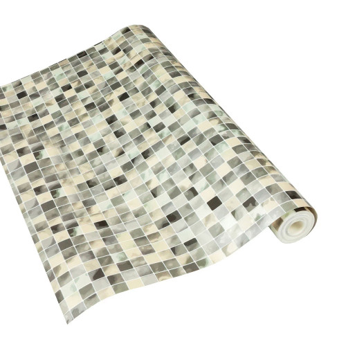 Wallcover Mosaic 58 Chess, 900×52 cm, grey