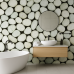 Wallcover Pepples 10 Iris, 900×52 cm, grey