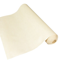 Wallcover Raised 61 Pearl, 1005×53 cm, white
