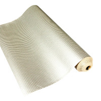 Wallcover Scale 08 Silver, 1005×53 cm, silver
