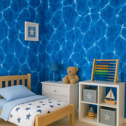 Wallcover Swimming Pool 67 Marine, 900×52 cm, blue