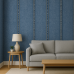 Wallcover Wrangler 44 Indigo, 900×52 cm, blue